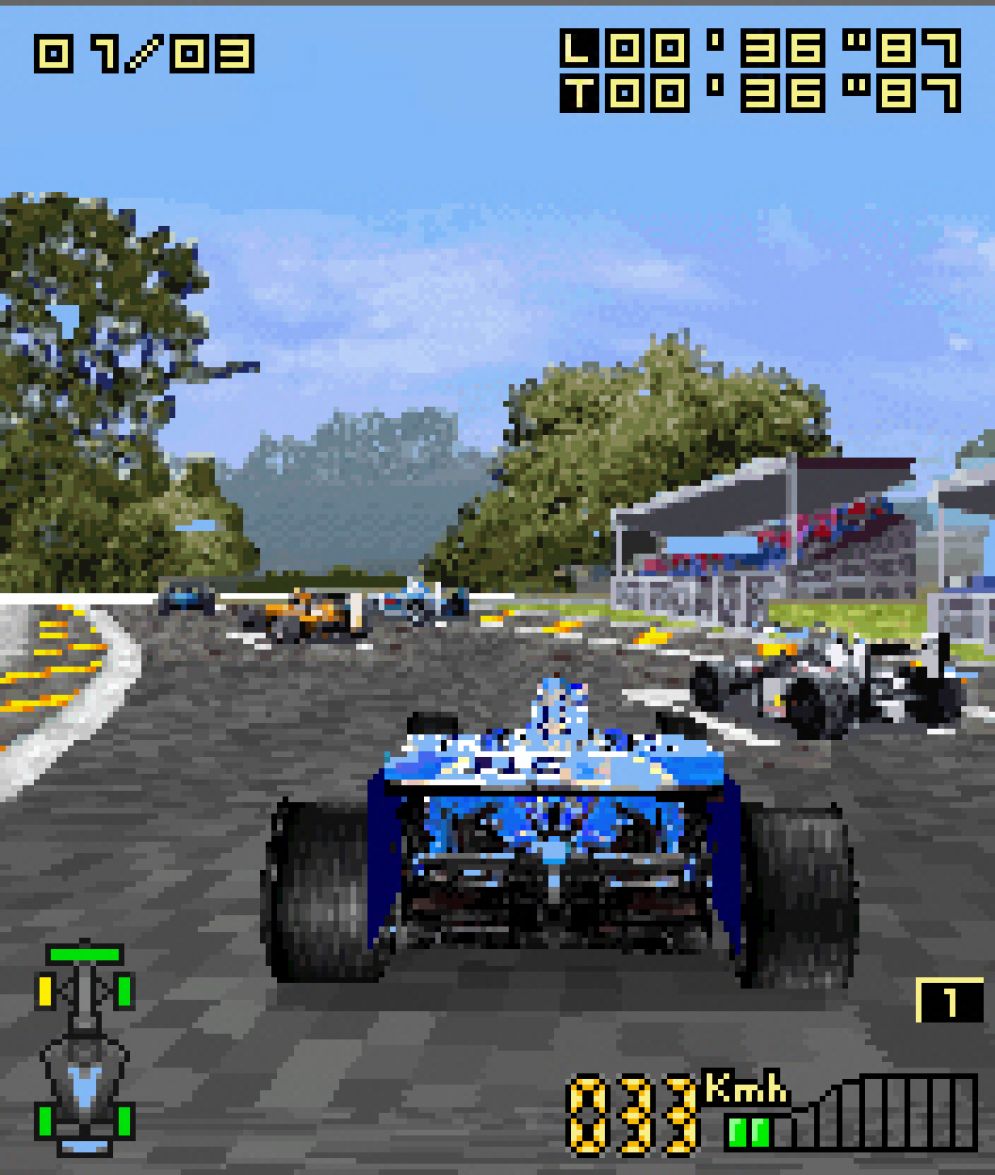 Screenshot ze hry 3D Formula Racing - Recenze-her.cz