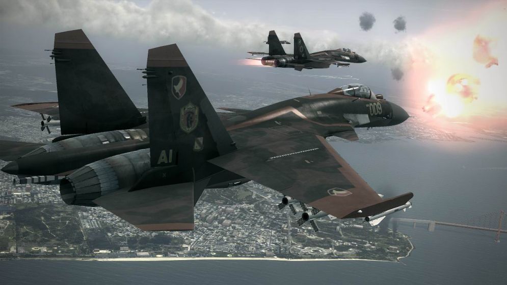 Screenshot ze hry Ace Combat 6: Fires of Liberation - Recenze-her.cz