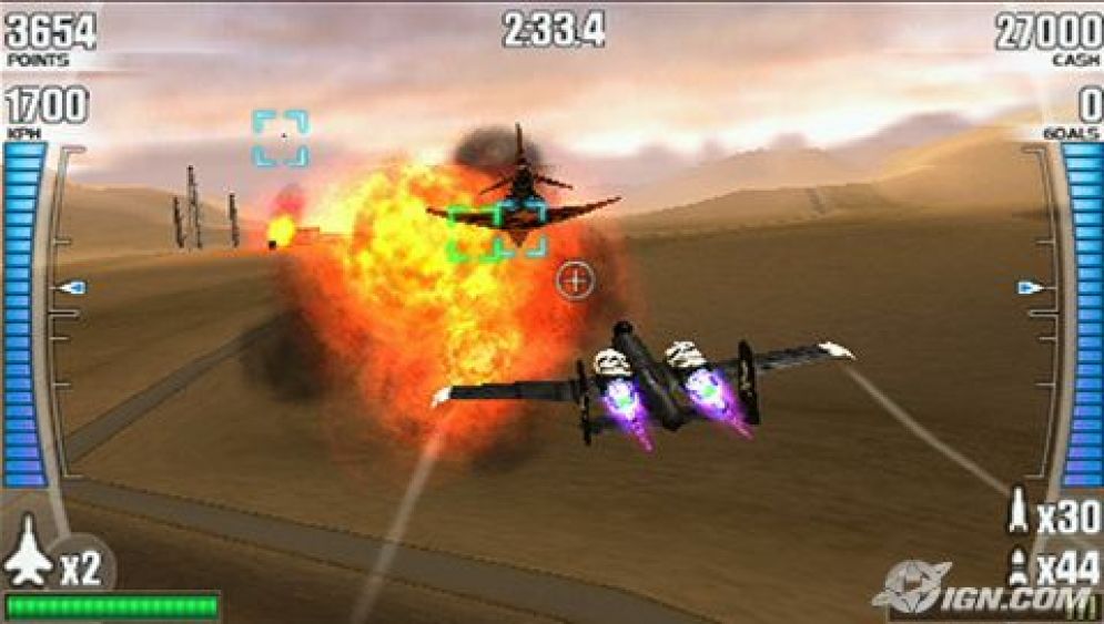 Screenshot ze hry After Burner: Black Falcon - Recenze-her.cz