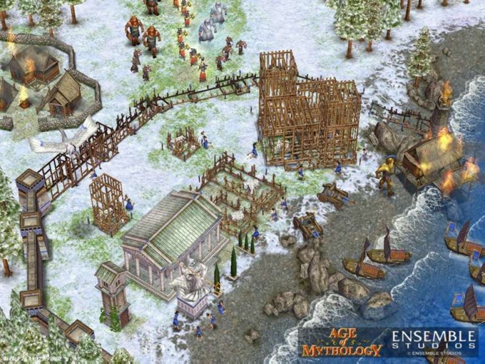 Screenshot ze hry Age of Mythology - Recenze-her.cz