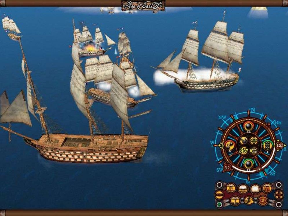 Screenshot ze hry Age of Sail II - Recenze-her.cz