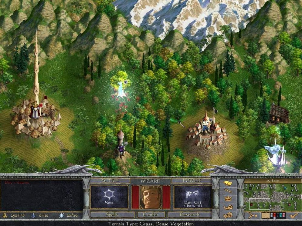 Screenshot ze hry Age of Wonders: Shadow of Magic - Recenze-her.cz