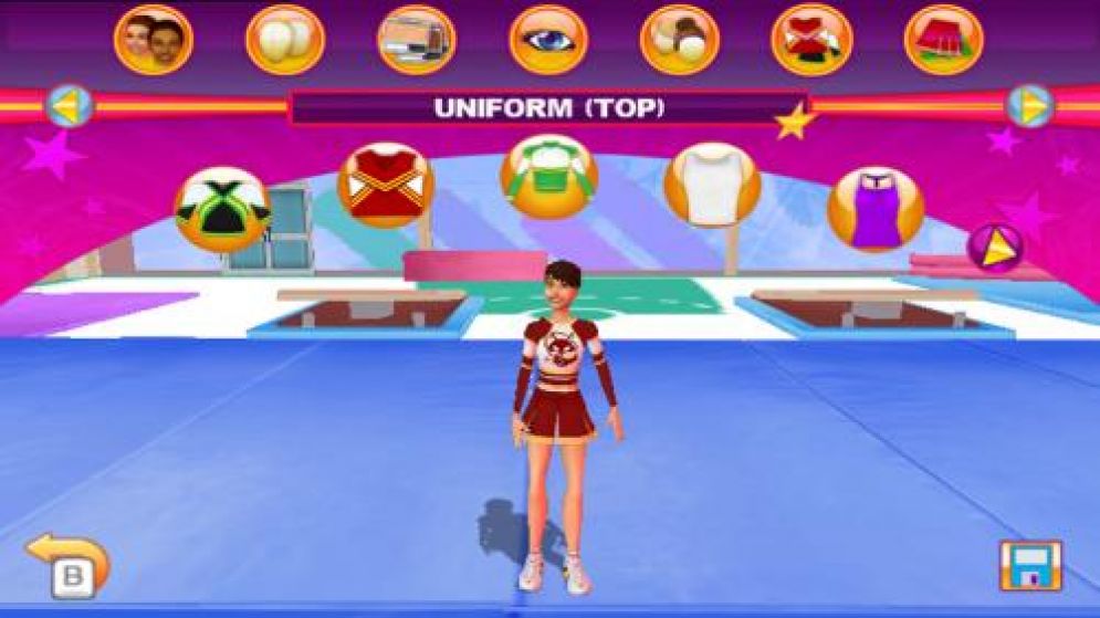 Screenshot ze hry All Star Cheer Squad - Recenze-her.cz