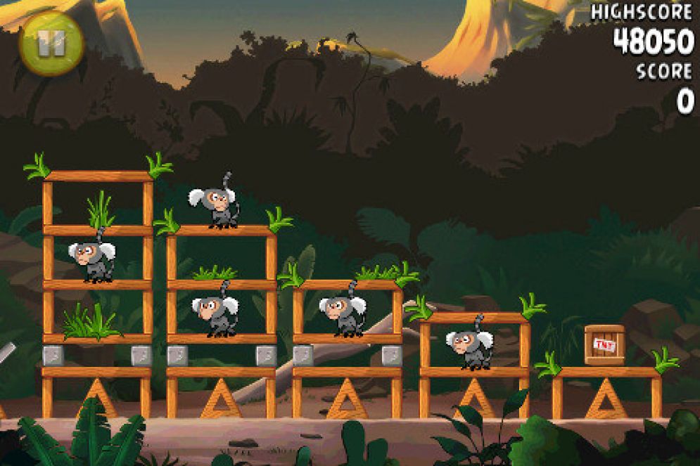 Screenshot ze hry Angry Birds Rio - Recenze-her.cz