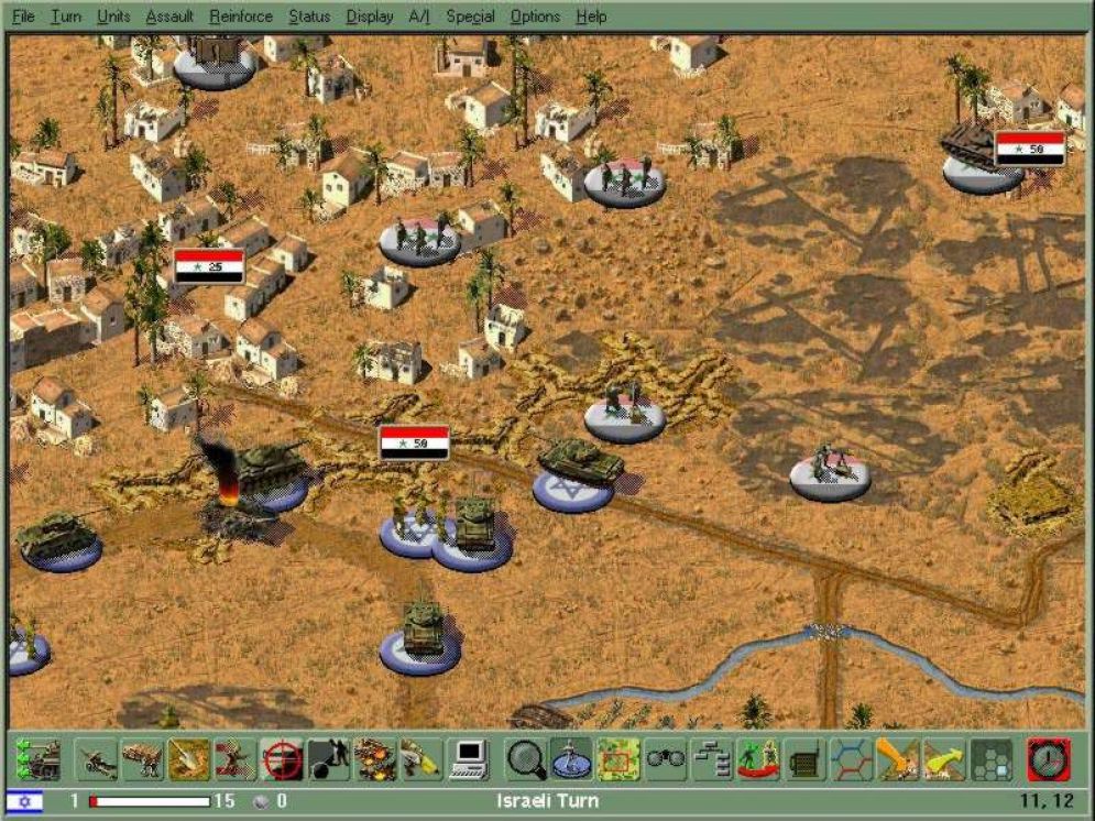 Screenshot ze hry Arab-Israeli Wars  - Recenze-her.cz