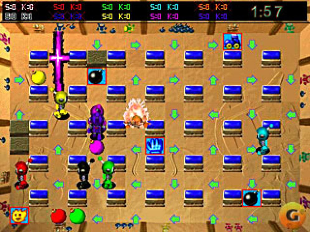 Screenshot ze hry Atomic Bomberman - Recenze-her.cz