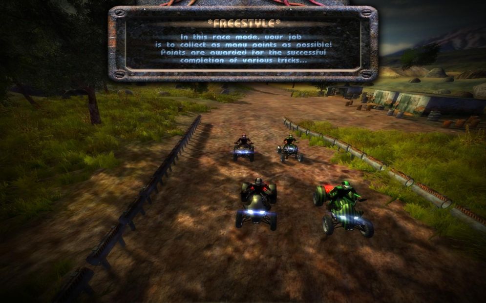 Screenshot ze hry ATV Quadro Racing - Recenze-her.cz