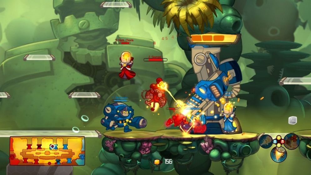 Screenshot ze hry Awesomenauts - Recenze-her.cz