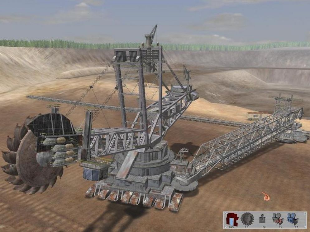 Screenshot ze hry Bagger-Simulator 2008 - Recenze-her.cz