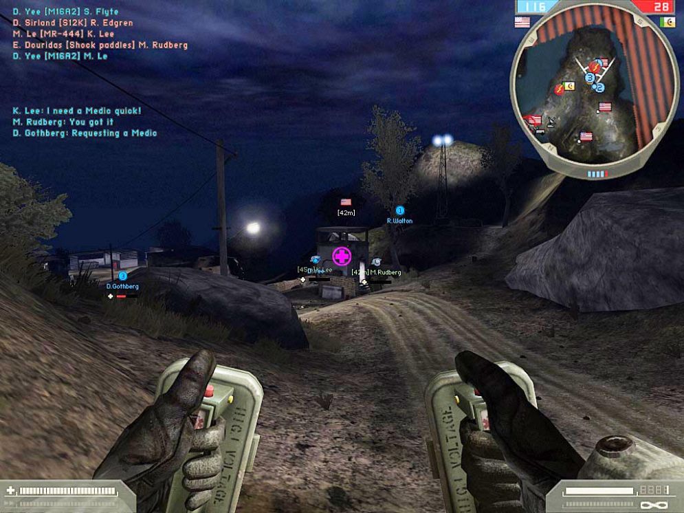 Screenshot ze hry Battlefield 2: Special Forces - Recenze-her.cz