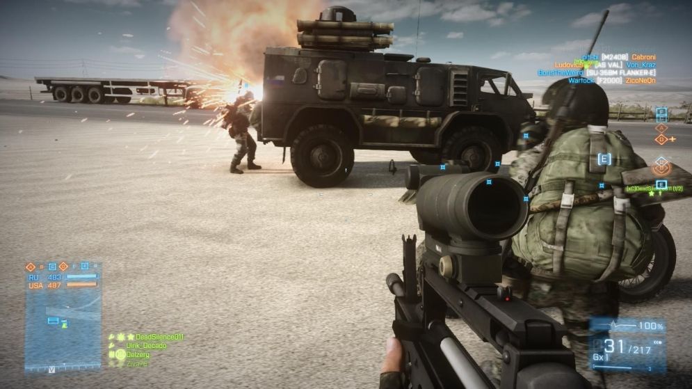 Screenshot ze hry Battlefield 3: End Game - Recenze-her.cz