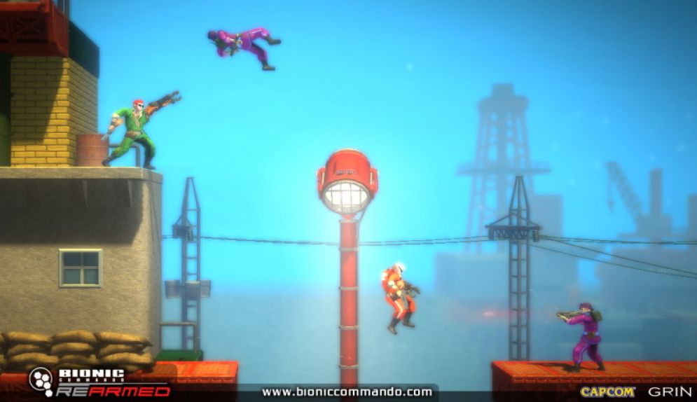 Screenshot ze hry Bionic Commando Rearmed - Recenze-her.cz