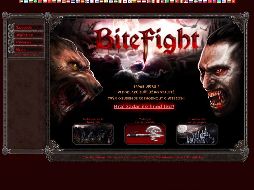 Screenshot ze hry BiteFight - Recenze-her.cz