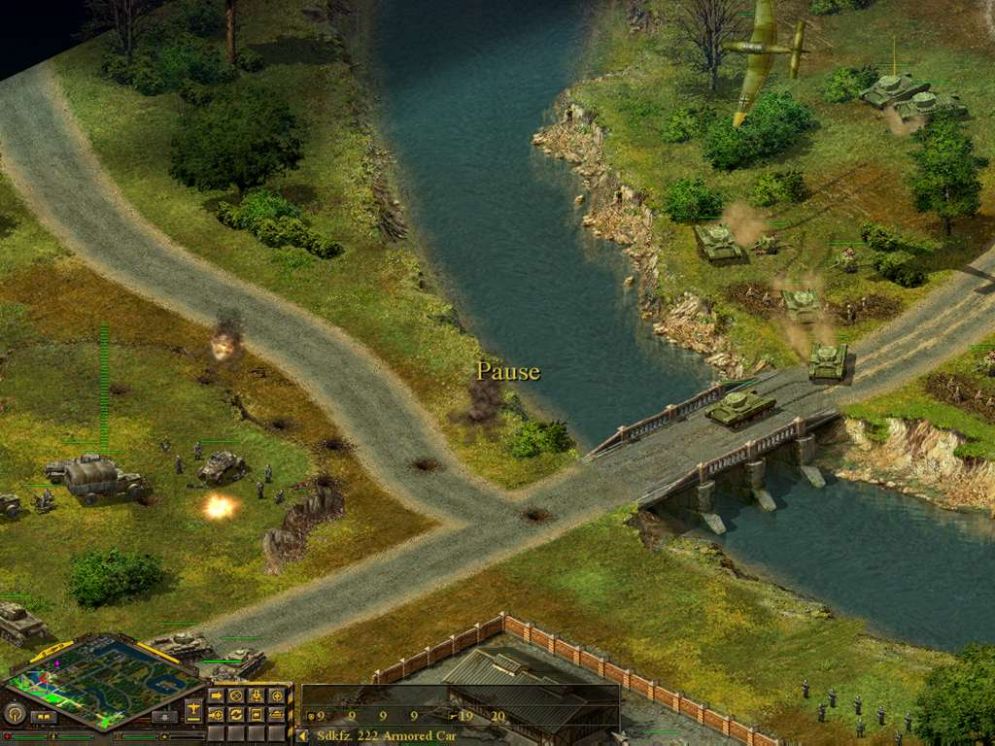 Screenshot ze hry Blitzkrieg: Green Devils - Recenze-her.cz