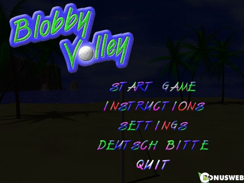 Screenshot ze hry Blobby Volley - Recenze-her.cz