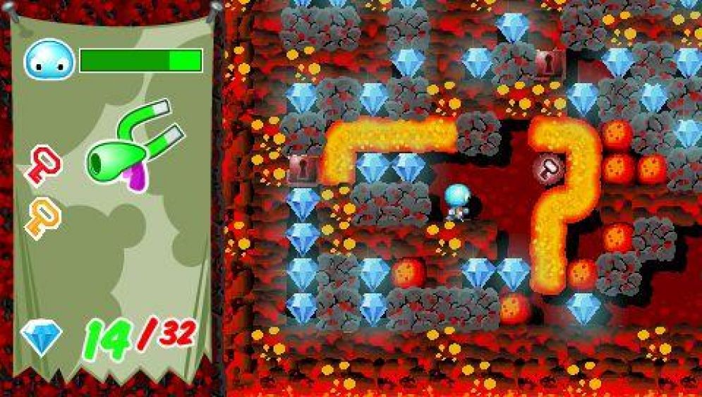 Screenshot ze hry Boulder Dash-Rocks! - Recenze-her.cz