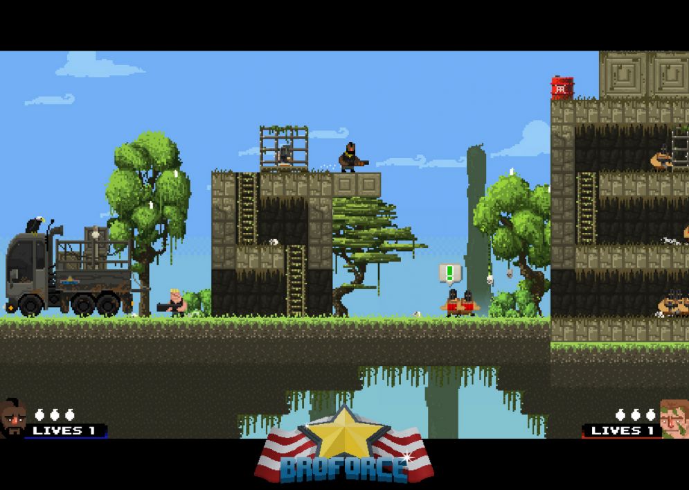 Screenshot ze hry Broforce - Recenze-her.cz