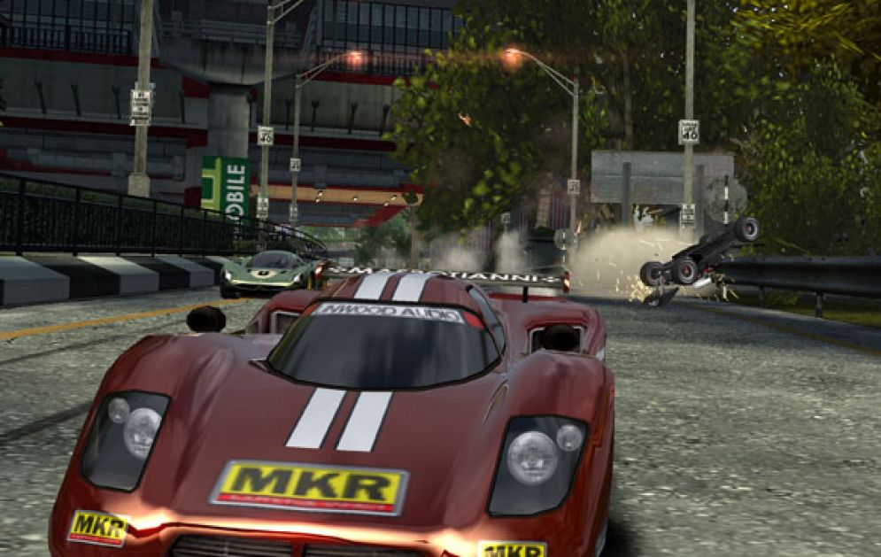 Screenshot ze hry Burnout Dominator - Recenze-her.cz