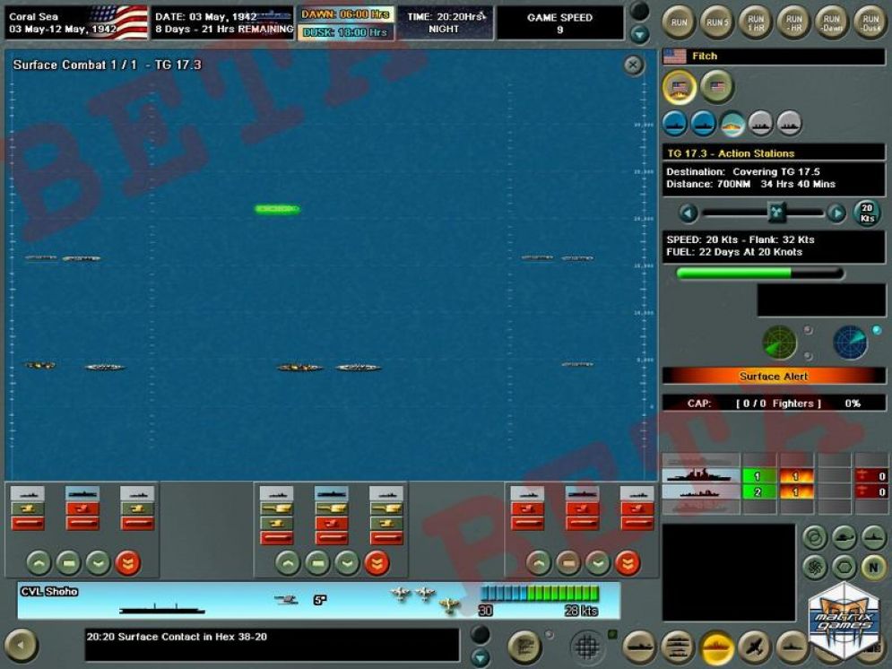 Screenshot ze hry Carriers at War - Recenze-her.cz