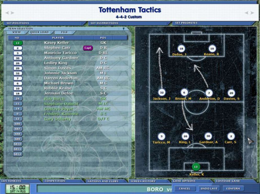 Screenshot ze hry Championship Manager 5 - Recenze-her.cz