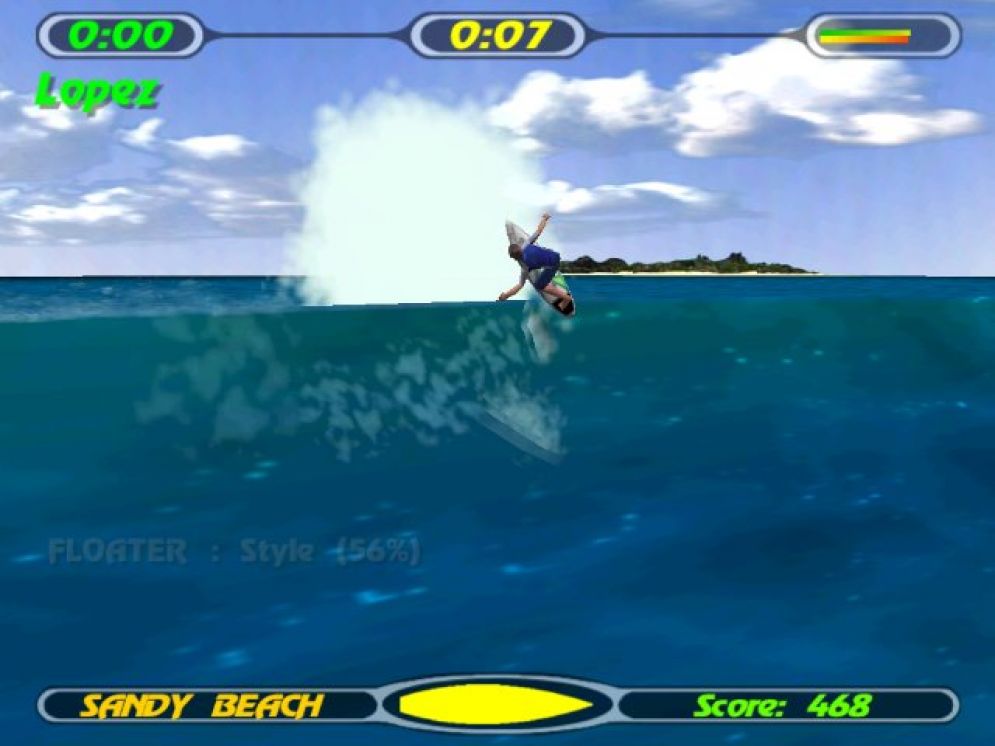 Screenshot ze hry Championship Surfer - Recenze-her.cz