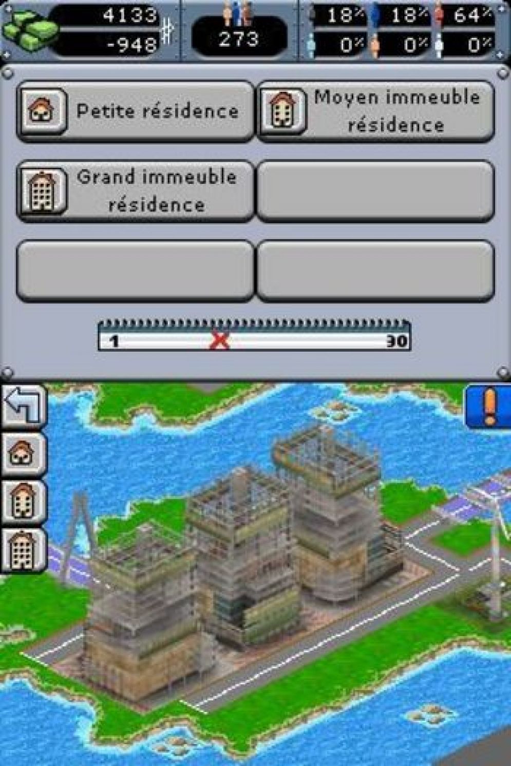 Screenshot ze hry City Life DS - Recenze-her.cz