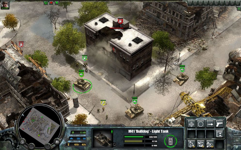 Screenshot ze hry Codename: Panzers - Cold War - Recenze-her.cz