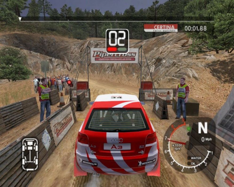 Screenshot ze hry Colin McRae Rally 2005 - Recenze-her.cz