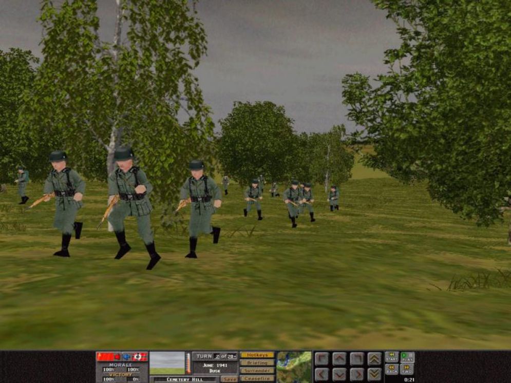 Screenshot ze hry Combat Mission 2: Barbarossa to Berlin - Recenze-her.cz