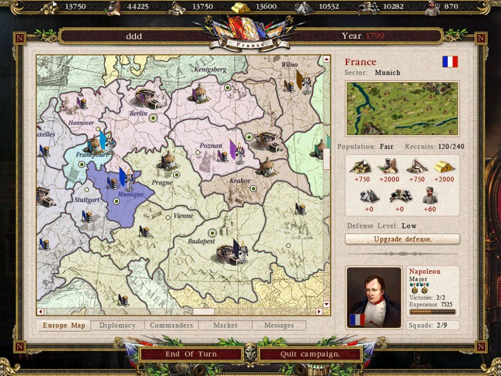 Screenshot ze hry Cossacks 2: Battle for Europe - Recenze-her.cz