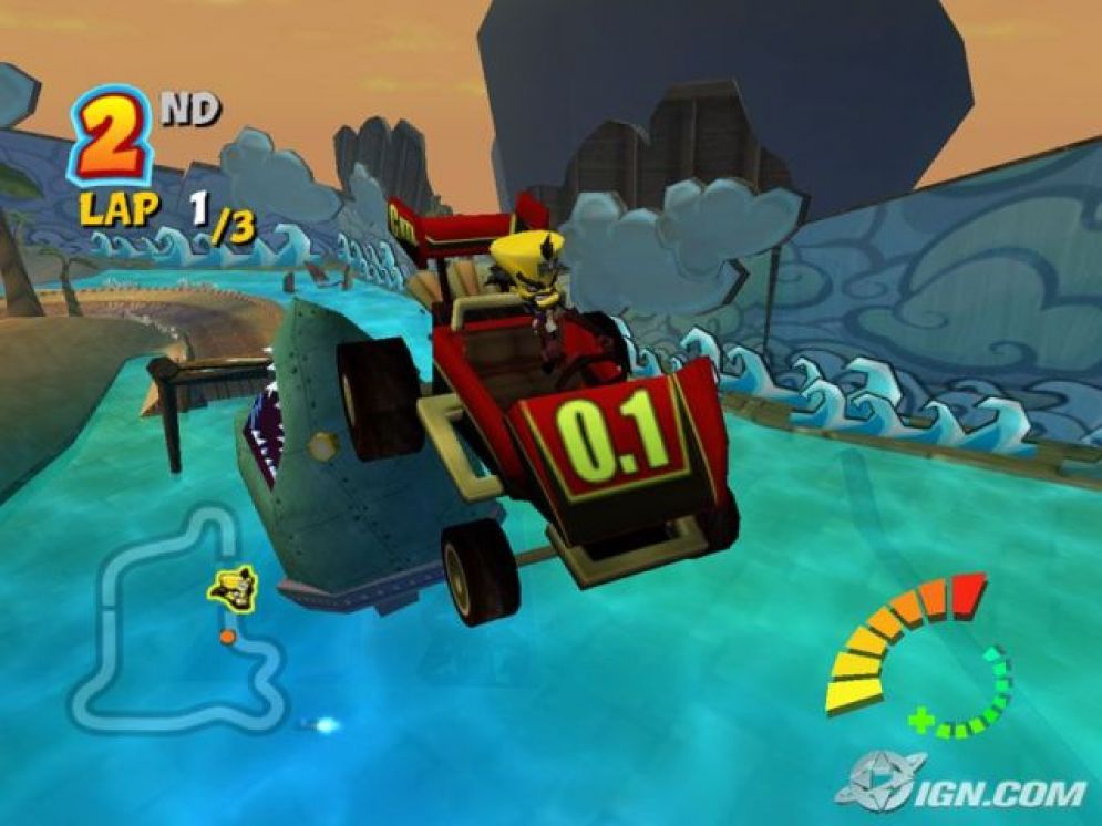 Screenshot ze hry Crash Tag Team Racing - Recenze-her.cz