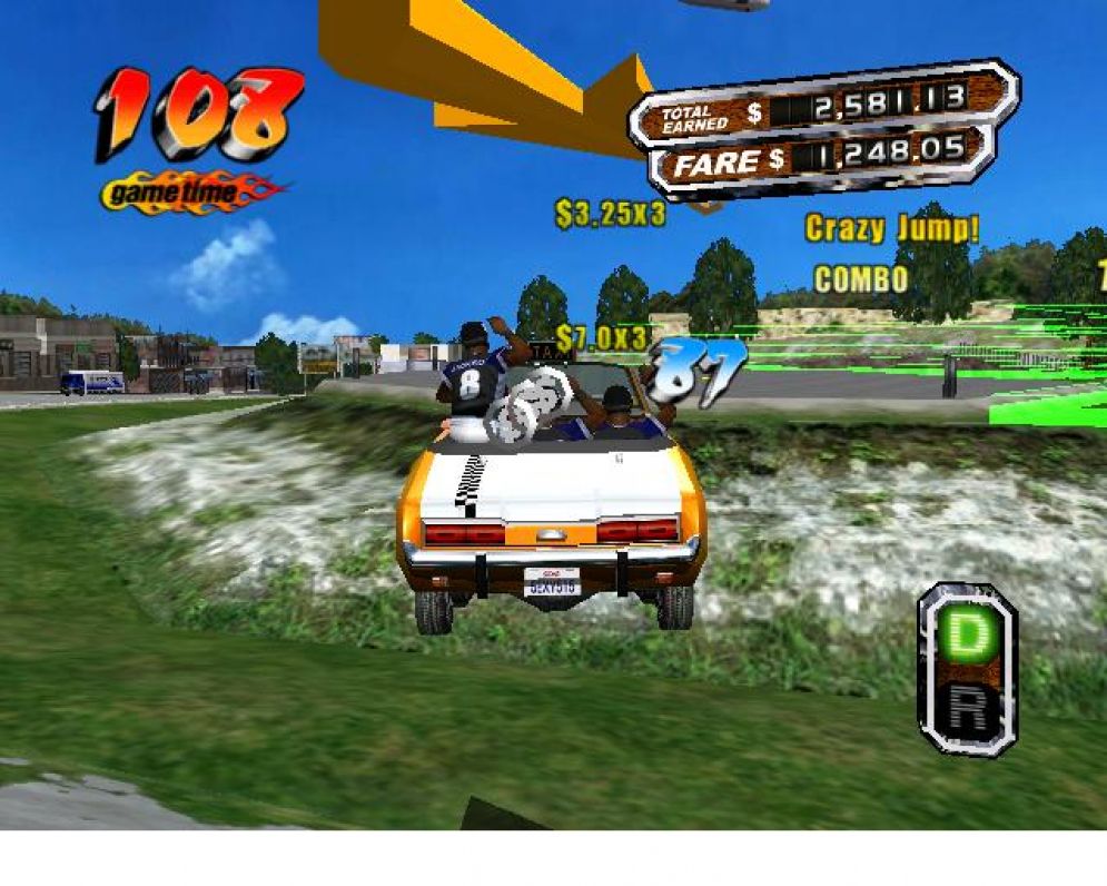 Screenshot ze hry Crazy Taxi 3: High Roller - Recenze-her.cz