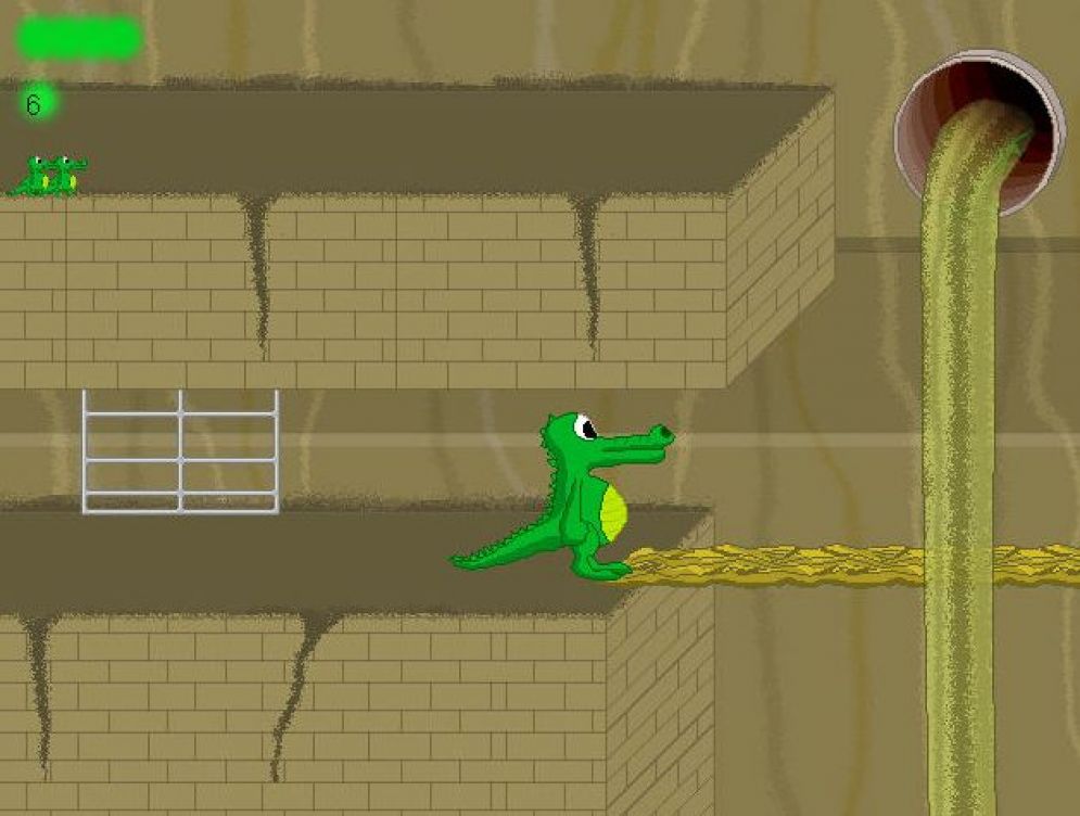 Screenshot ze hry Croco in the Sewage - Recenze-her.cz