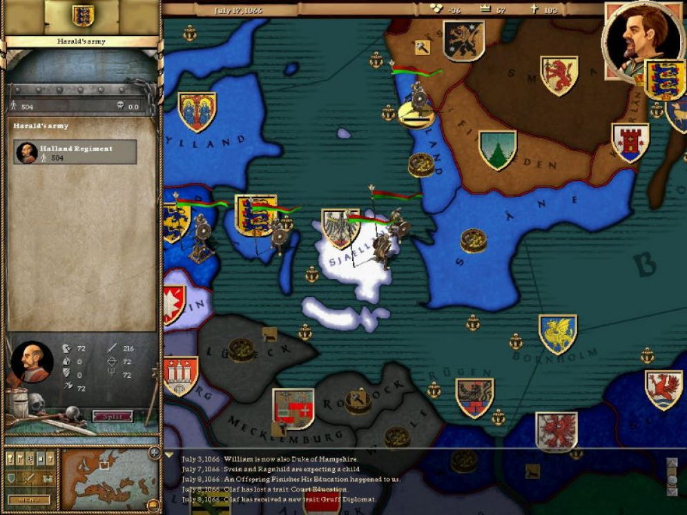 Screenshot ze hry Crusader Kings - Recenze-her.cz