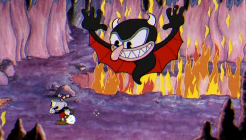 Screenshot ze hry Cuphead - Recenze-her.cz