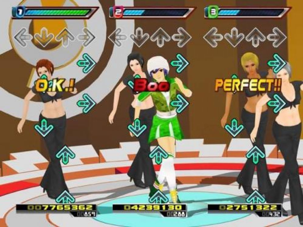 Screenshot ze hry Dance Dance Revolution Hottest Party - Recenze-her.cz