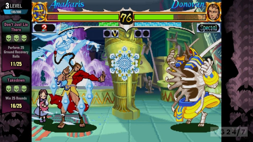 Screenshot ze hry Darkstalkers: Resurrection - Recenze-her.cz