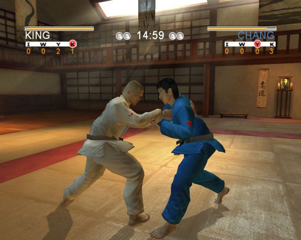 Screenshot ze hry David Douillet Judo - Recenze-her.cz