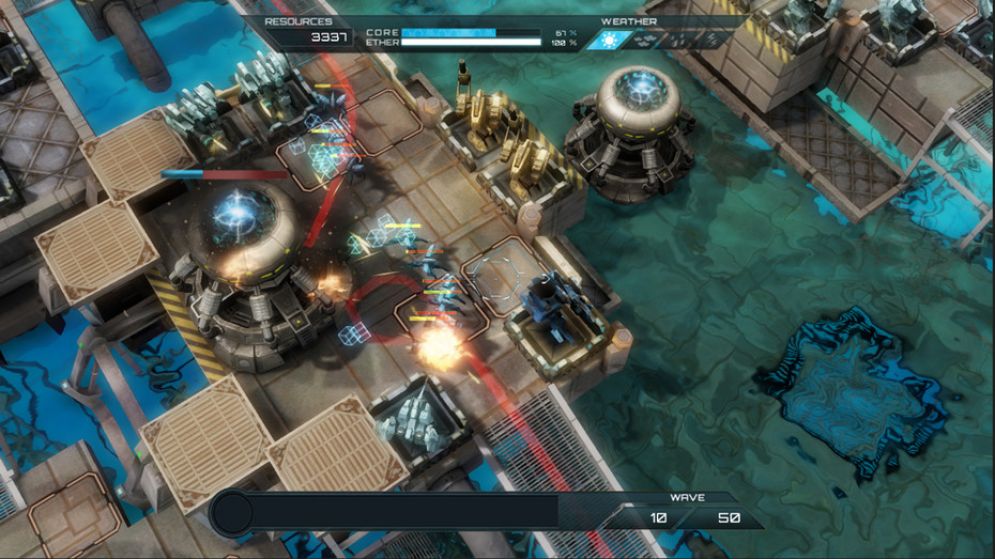 Screenshot ze hry Defense Technica - Recenze-her.cz