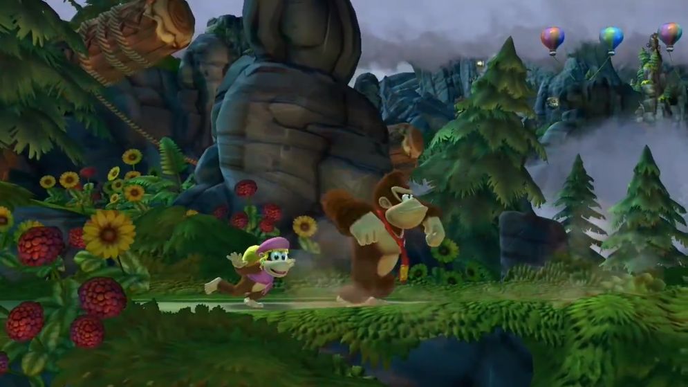 Screenshot ze hry Donkey Kong Country: Tropical Freeze - Recenze-her.cz