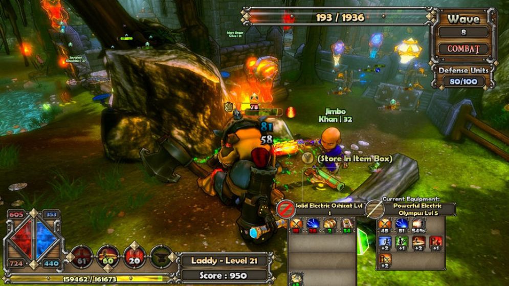 Screenshot ze hry Dungeon Defenders - Recenze-her.cz