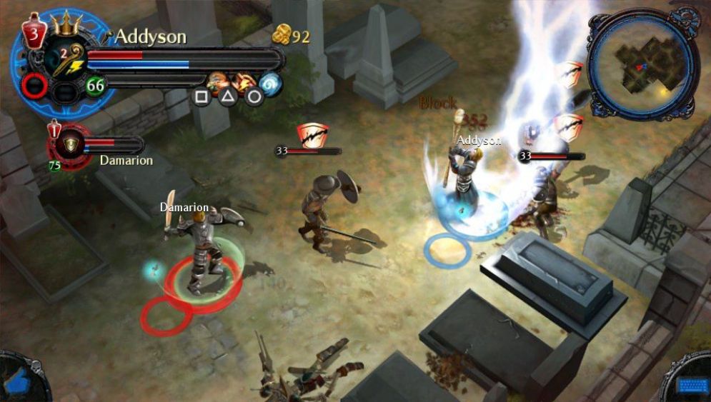 Screenshot ze hry Dungeon Hunter: Alliance - Recenze-her.cz