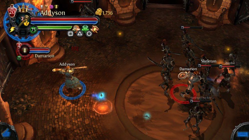 Screenshot ze hry Dungeon Hunter: Alliance - Recenze-her.cz