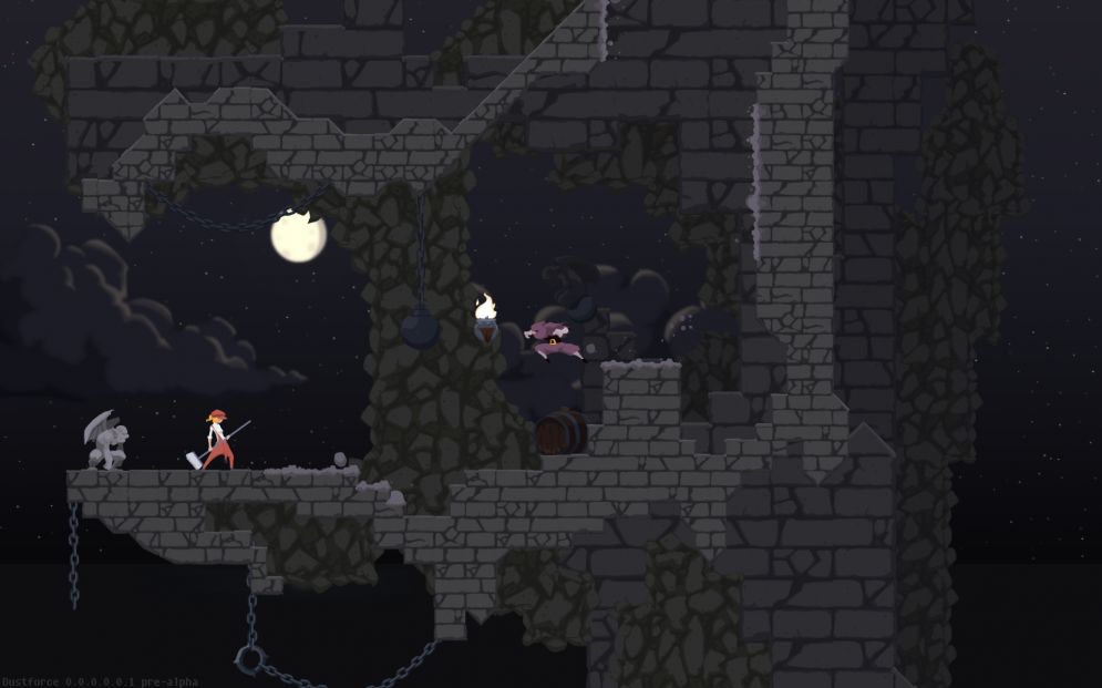 Screenshot ze hry Dustforce - Recenze-her.cz