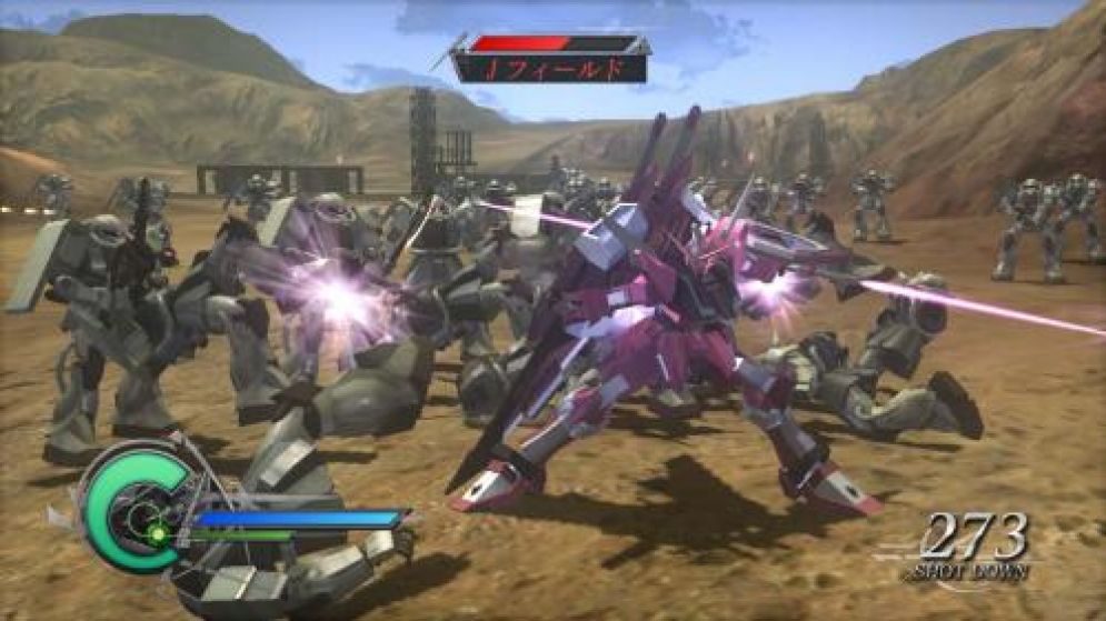 Screenshot ze hry Dynasty Warriors: Gundam 2 - Recenze-her.cz