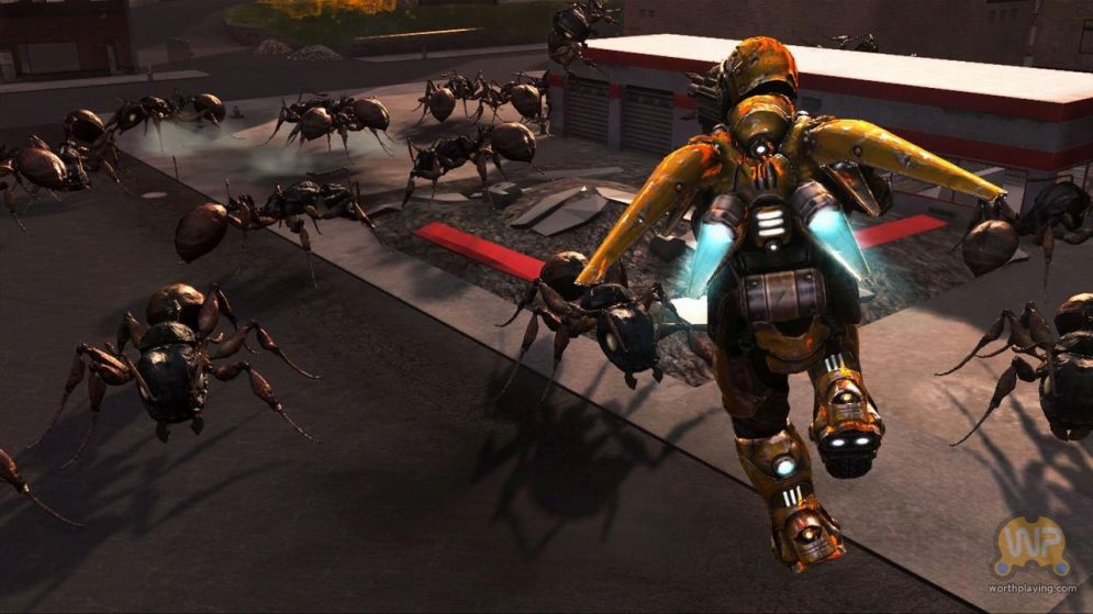 Screenshot ze hry Earth Defence Force: Insect Armageddon - Recenze-her.cz