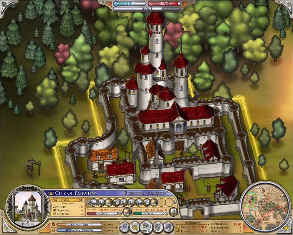 Screenshot ze hry Elemental: War of Magic - Recenze-her.cz