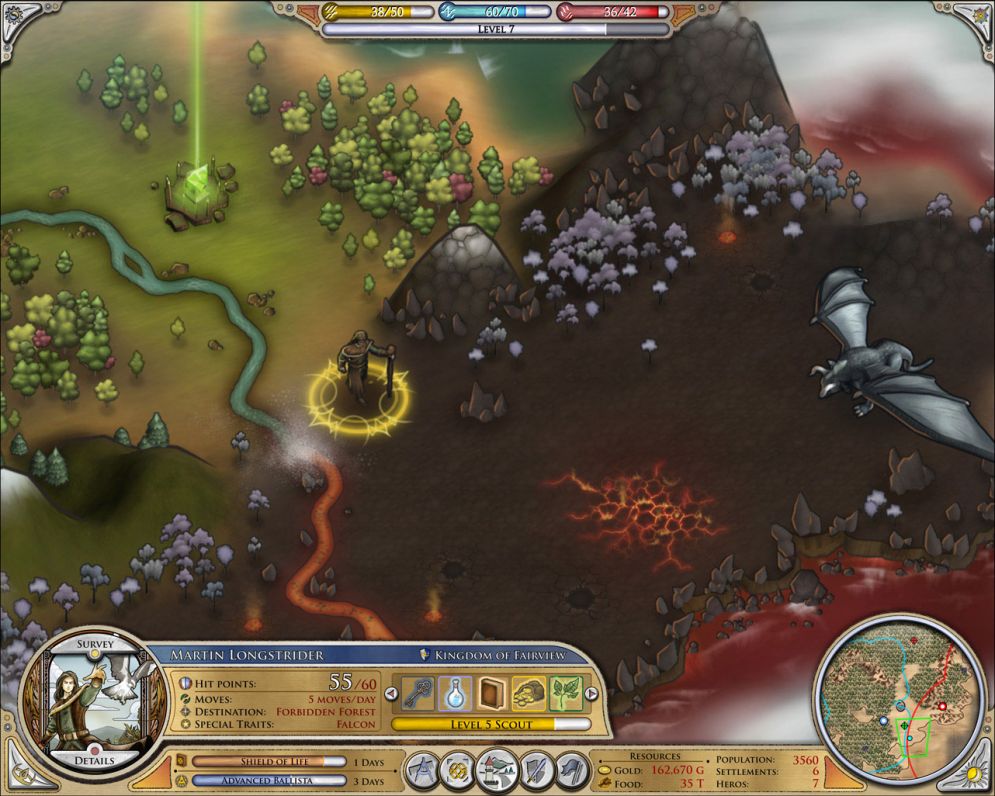 Screenshot ze hry Elemental: War of Magic - Recenze-her.cz