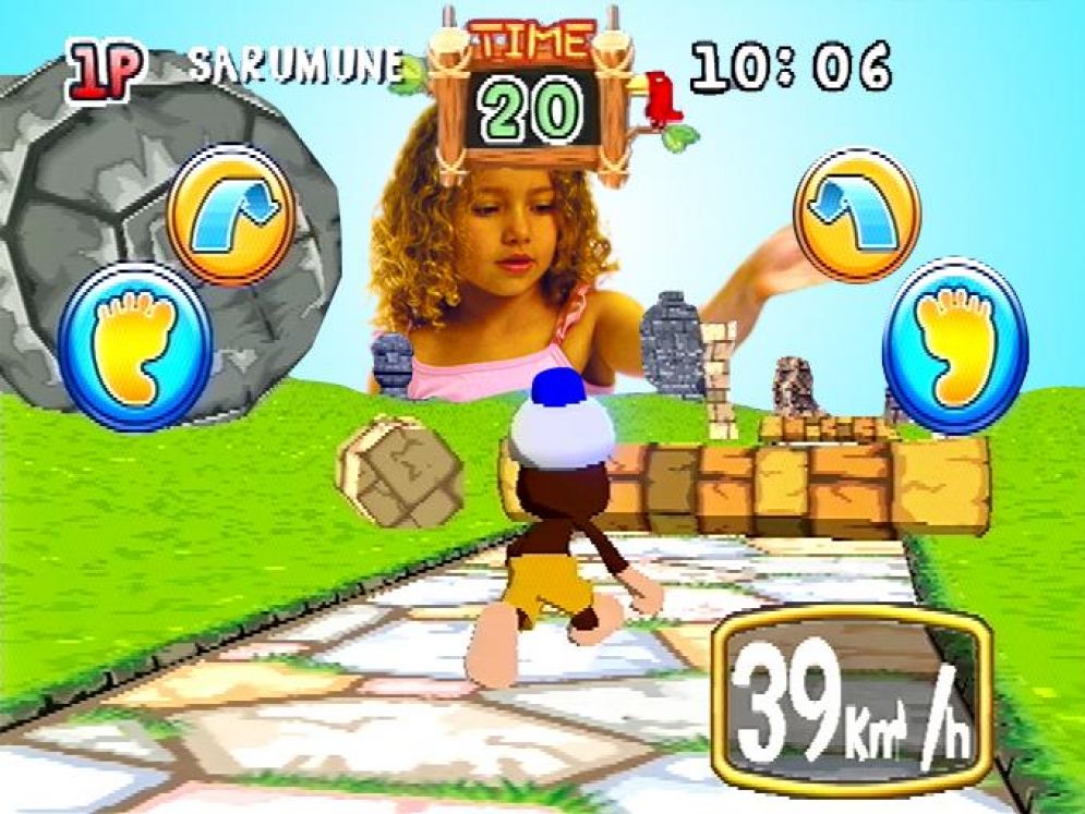 Screenshot ze hry EyeToy: Monkey Mania - Recenze-her.cz