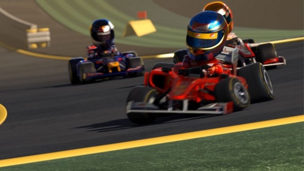 Screenshot ze hry F1 Race Stars - Recenze-her.cz